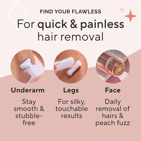 فينيشينج تاتش ماكينة حلاقة وتشذيب شعر البيكيني بدون عيوب للنساء، ماكينة حلاقة كهربائية للاستخدام الجاف، ماكينة حلاقة شخصية للحلاقة الحميمة للسيدات، بدون نتوءات، حلاقة ناعمة in Kuwait