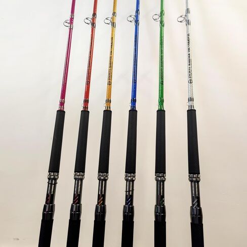 قضيب سمك السلور القديم 7'6 "، قضيب صب ثقيل متوسطة ، قضيب مصب ، قطب صيد الجرافيت لباس/سمك السلور in Kuwait