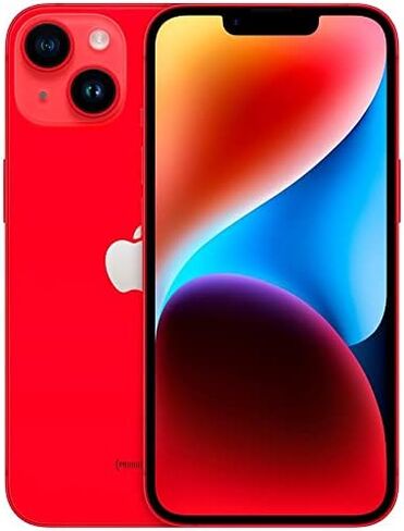 Apple iPhone 14 ، 128 جيجابايت ، (منتج) أحمر للكريكيت اللاسلكي (متجدد) in Saudi Arabia