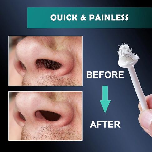 60 Pcs Wax Sticks, Nose Wax Kit Accessories, Waxing Sticks for Nose Hair Remover, Wax Applicator Sticks for Nostril Nasal Cleaning Ear Face Eyebrows Hair Removal for Men Women By Charmonic in Kuwait