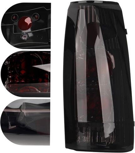 مصباح خلفي Jiacheng متوافق مع 2000-2006 Chevy Suburban 1500 2500 Tahoe GMC Yukon XL Denali، مصابيح الفرامل الخلفية مع مصابيح وحزام استبدال GM2819199 GM2801170 in Kuwait