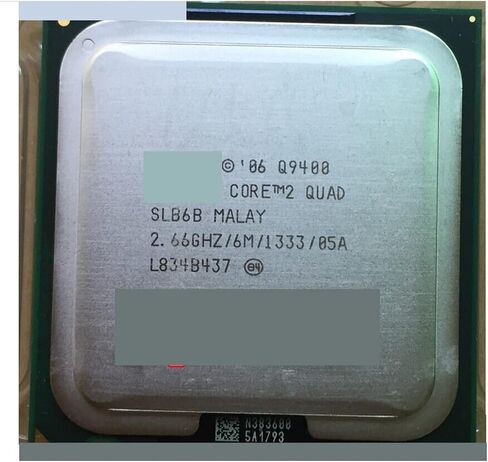 c 2 Quad Q9400 CPU Processor (2.66Ghz/ 6M /1333GHz) Socket 775 Desktop in Saudi Arabia