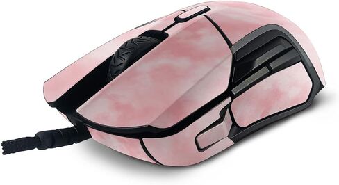 Mayyskins Skin متوافق مع منافسة الفولاذ 5 ألعاب الماوس - Cotton Cloud | غلاف الالتفاف الواقي ، الدائم ، والفريد من نوعه | من السهل تطبيق الأنماط وإزالتها وتغييرها | صنع في الولايات المتحدة in Saudi Arabia