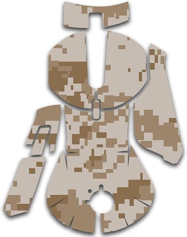 Mayyskins Skin متوافق مع منافسة الفولاذ 5 ألعاب الماوس - الصحراء CAMO | غلاف الالتفاف الواقي ، الدائم ، والفريد من نوعه | من السهل تطبيق الأنماط وإزالتها وتغييرها | صنع في الولايات المتحدة in Saudi Arabia