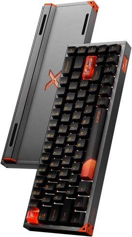 DEFENDER 68 لوحة مفاتيح ألعاب سلكية سلكية سريعة مع مفتاح مغناطيسي ، RGB Hotswapple ، قاعدة الألومنيوم ، تخطيط 65 ٪ 68 مفتاح ، استطلاع 8K ، لوحة مفاتيح ألعاب الكمبيوتر المخصصة (Purple) in Saudi Arabia