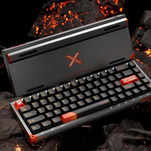 DEFENDER 68 لوحة مفاتيح ألعاب سلكية سلكية سريعة مع مفتاح مغناطيسي ، RGB Hotswapple ، قاعدة الألومنيوم ، تخطيط 65 ٪ 68 مفتاح ، استطلاع 8K ، لوحة مفاتيح ألعاب الكمبيوتر المخصصة (Purple) in Saudi Arabia