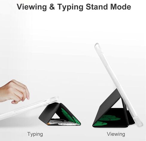 العلم Ireland Clovers St Patricks Day Case مع حامل القلم Trifold Trifold Stand متوافق مع iPad Mini 4/5/6 Mini4/5 （7.9in） in Saudi Arabia