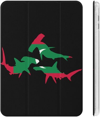 MALDIVES FLAG FLAG ARCKS ARCKS مع حامل القلم TRIFOLD TRIFOLD STAND متوافق مع iPad mini 4/5/6 mini6 （8.3in） in Saudi Arabia