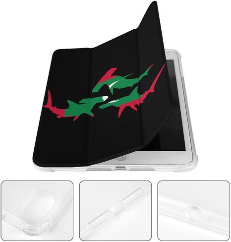 MALDIVES FLAG FLAG ARCKS ARCKS مع حامل القلم TRIFOLD TRIFOLD STAND متوافق مع iPad mini 4/5/6 mini6 （8.3in） in Saudi Arabia