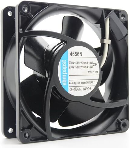 EBM PAPST 4656N 12038 1238 12cm 120mm AC 220V All Metal Aluminium Cooling Server Fan Industrial Tempreture in Saudi Arabia