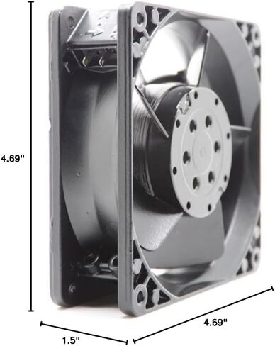 EBM PAPST 4656N 12038 1238 12cm 120mm AC 220V All Metal Aluminium Cooling Server Fan Industrial Tempreture in Saudi Arabia