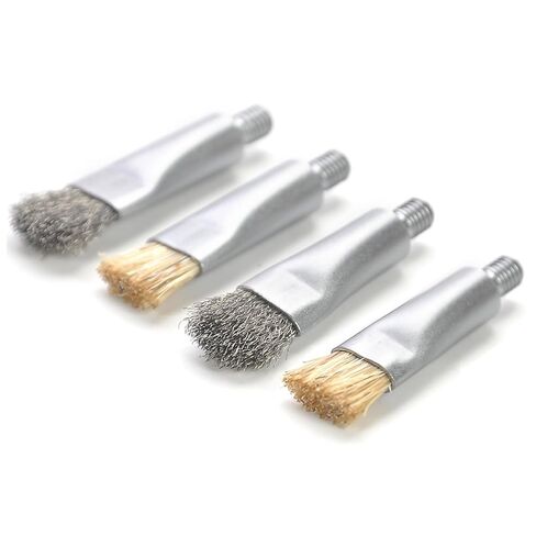 4 مساءً برؤوس استبدال الفرشاة المضادة للفرشاة للهاتف Motherboard IC Rlues Resival Tools PCB مع صيانة شريحة الكمبيوتر الأسلاك والشعيرات in Kuwait