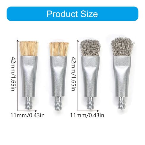 4 مساءً برؤوس استبدال الفرشاة المضادة للفرشاة للهاتف Motherboard IC Rlues Resival Tools PCB مع صيانة شريحة الكمبيوتر الأسلاك والشعيرات in Kuwait