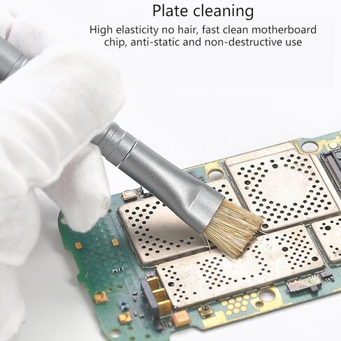 4 مساءً برؤوس استبدال الفرشاة المضادة للفرشاة للهاتف Motherboard IC Rlues Resival Tools PCB مع صيانة شريحة الكمبيوتر الأسلاك والشعيرات in Kuwait