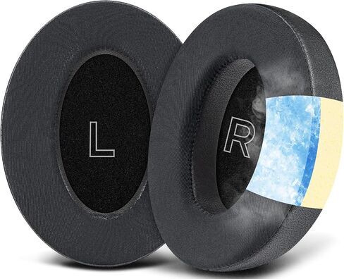 SOULWIT Cooling-Gel Replacement Ear Pads for Bose A30 Aviation Headset, Earpads Cushions with High-Density Noise Isolation Foam - Black in Kuwait