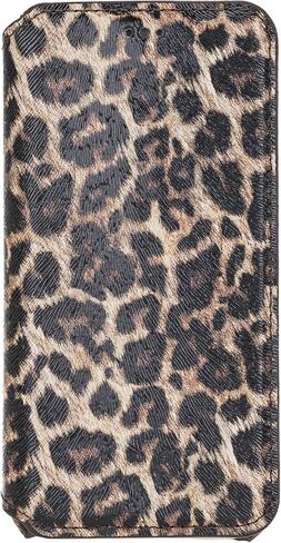Venito Venice Slim Case Compatible with iPhone 7/8/SE Case with Stand, Wallet, Self-Closing, and RFID Blocking Feature (Leopard Pattern) in Saudi Arabia