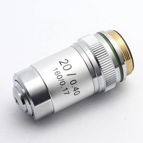 Microscope Achromatic Objective Lens Set (100X Oil, 4X, 10X, 20X, 40X, 60X) - Universal RMS Thread, 195mm Conjugate Distance(4X) in Saudi Arabia