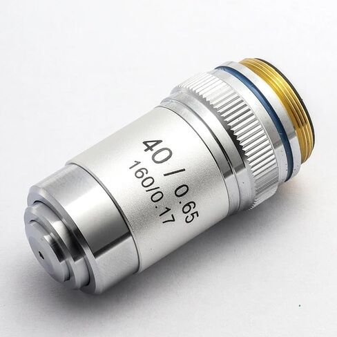 Microscope Achromatic Objective Lens Set (100X Oil, 4X, 10X, 20X, 40X, 60X) - Universal RMS Thread, 195mm Conjugate Distance(4X) in Saudi Arabia