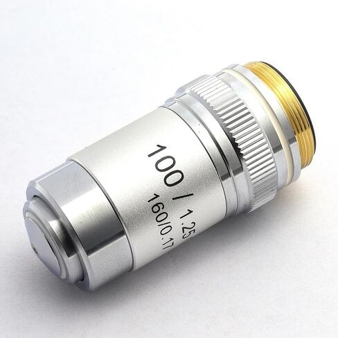 Microscope Achromatic Objective Lens Set (100X Oil, 4X, 10X, 20X, 40X, 60X) - Universal RMS Thread, 195mm Conjugate Distance(4X) in Saudi Arabia