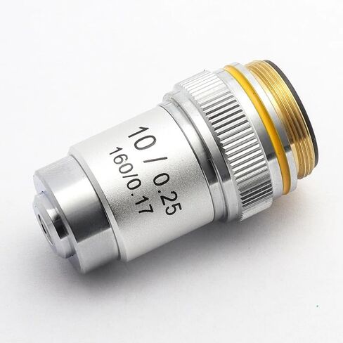 Microscope Achromatic Objective Lens Set (100X Oil, 4X, 10X, 20X, 40X, 60X) - Universal RMS Thread, 195mm Conjugate Distance(4X) in Saudi Arabia