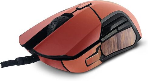 MightySkins Skin Compatible with SteelSeries Rival 5 Gaming Mouse - Red Horizon | Protective, Durable, and Unique Vinyl Decal wrap Cover | Easy to Apply, Remove, and Change Styles | Made in The USA in Saudi Arabia