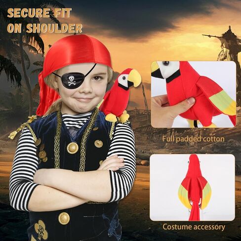 Cosplay Telescope and Compass Prop with Pirate Themed Eye Patch - Antique Retro Party Supply Accessory Decor - Vintage Treasure Spyglass Sundial Ship Captain Eye Patch for Themed Events Stage Plays in Kuwait