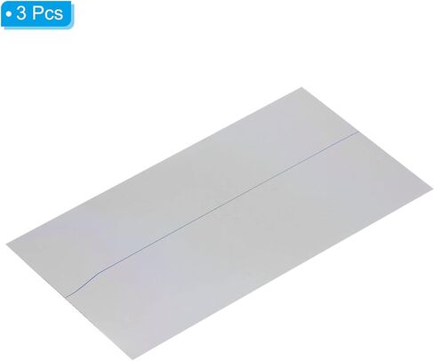 6.8" Polarized Film Sheets, 3 Pack Adhesive Polarizer Linear Polarizing Filter for Screen, Photography, Lighting, 84mmx158mm, 90 Degree in Saudi Arabia