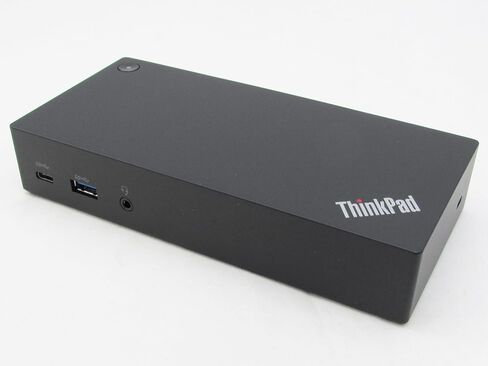 Lenovo ThinkPad Universal Dock DK1633 محطة الإرساء مع محول 90W (Black ، USB-C ، USB3.1 C ، متجدد) in Kuwait