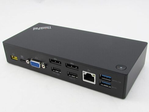 Lenovo ThinkPad Universal Dock DK1633 محطة الإرساء مع محول 90W (Black ، USB-C ، USB3.1 C ، متجدد) in Kuwait