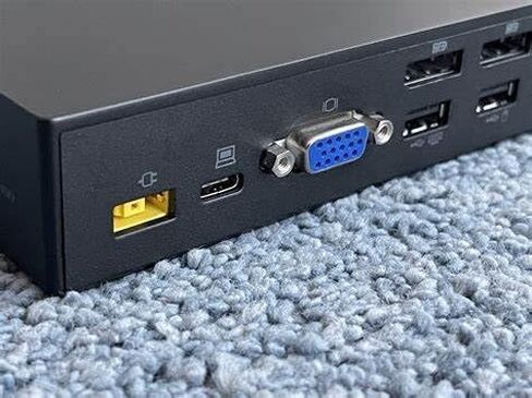 Lenovo ThinkPad Universal Dock DK1633 محطة الإرساء مع محول 90W (Black ، USB-C ، USB3.1 C ، متجدد) in Kuwait