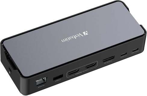 Verbatim USB-C Pro Docking Station, 15-in-1 Hub, Multiport Adapter to HDMI 4K and 8K, USB-A and USB-C, PD 80W, AUX, Card Reader, for Mac/Windows Laptop and Co in Saudi Arabia