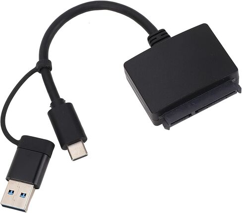 FOSA to USB 3.1 Type C Adapter لـ 2.5 بوصة SSD المكونات الصلبة الخارجية SSD وتشغيل نقل بيانات عالية السرعة مع مؤشر حالة LED و III التوافق in Kuwait