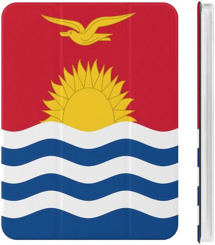 علبة العلم Kiribati مع حامل القلم Trifold Stand Trifold Trifold متوافق مع iPad Mini 4/5/6 Mini4/5 （7.9in） in Kuwait