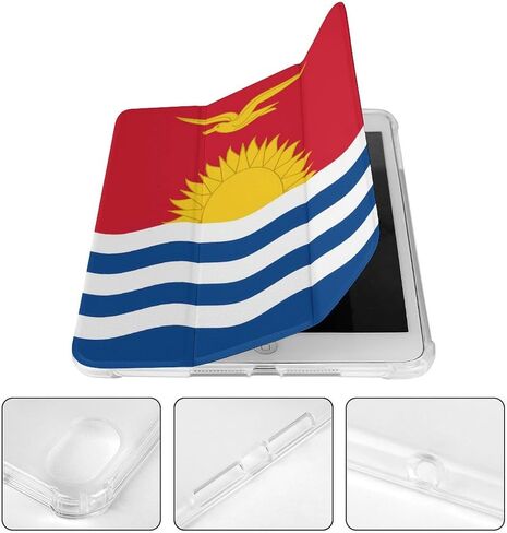 علبة العلم Kiribati مع حامل القلم Trifold Stand Trifold Trifold متوافق مع iPad Mini 4/5/6 Mini4/5 （7.9in） in Kuwait