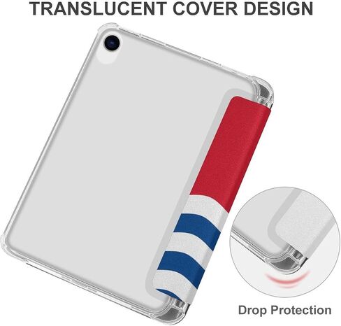 علبة العلم Kiribati مع حامل القلم Trifold Stand Trifold Trifold متوافق مع iPad Mini 4/5/6 Mini4/5 （7.9in） in Kuwait