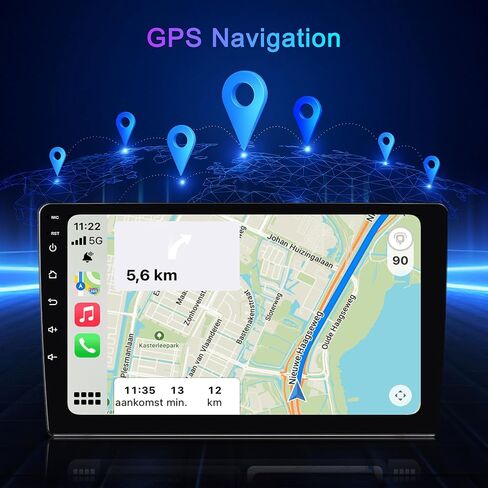 Stereo Car Stereo لـ Dodge RAM 1500 2500 3500 2013 2014 2015 2017 2017 2018 مع Carplay و Android Auto - 9 '' Android 13 ، Bluetooth WiFi SWC GPS ، 2+64GB (فقط يدويًا مناسبًا) in Saudi Arabia