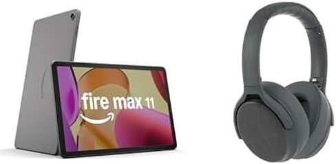 Amazon Fire Max 11 Tablet (64 GB) إلغاء حزمة سماعة الرأس إلغاء الضوضاء in Saudi Arabia