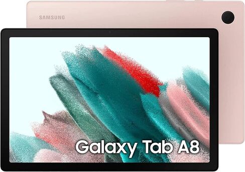 Tab Samsung Galaxy Tab A8 10.5 '' بوصة شاشة تعمل باللمس Android Wi-Fi Tablet ، تخزين 64 جيجابايت + بطاقة ذاكرة 128 جيجابايت ، محتوى الأطفال ، بطارية طويلة الأمد ، Android 11 ، Pink Gold in Saudi Arabia