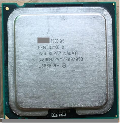 PD 960 Desktop CPU for P D 4M Cache 3.60 GHz 800 MHz LGA 775 (Working 2) in Saudi Arabia