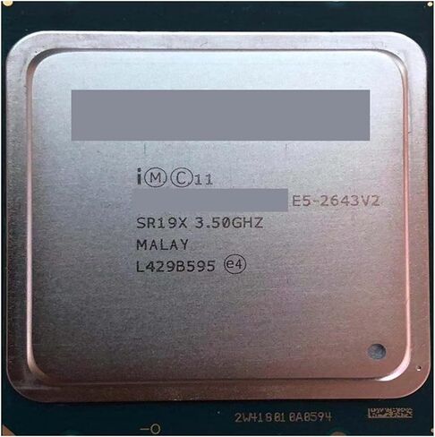 معالج وحدة المعالجة المركزية E5-2643V2 الإصدار الرسمي 3.50 جيجا هرتز 6-CORES 25M LGA2011 E5 2643V2 SPEEDY Ship Out E5-2643 V2 in Saudi Arabia