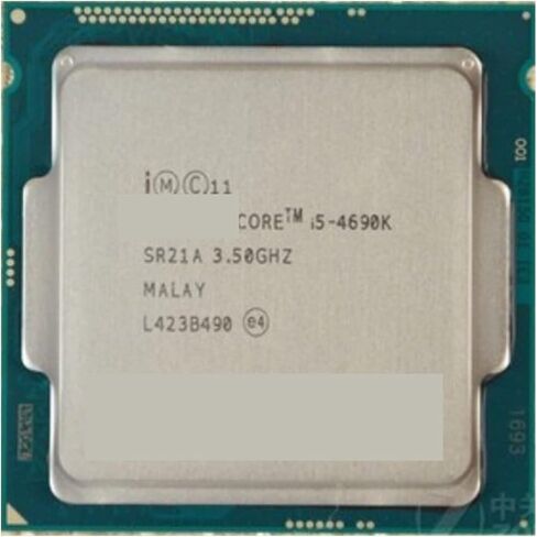 c I5 4690K 3.5GHz/ 6MB/ Socket LGA 1150 Quad-Core CPU Processor I5-4690K SR21A in Saudi Arabia