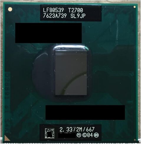c Duo Mobile T2700 Dual 2.33GHz 3M 667MHz BGA479 CPU Processor Works On Chipset 945 (Working) in Saudi Arabia