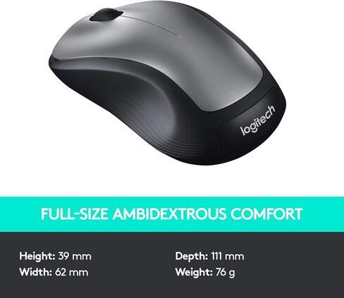 Logitech MK520 Wireless Keyboard and Mouse Combo — Keyboard and Mouse, Long Battery Life, Secure 2.4GHz Connectivity (Renewed) in Saudi Arabia