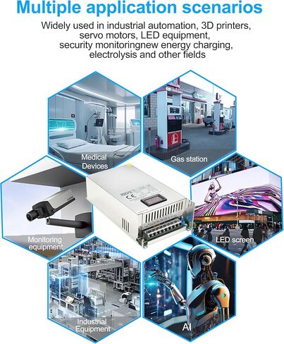 1000W 0-200V DC Switching Power Supply ، المحول الصناعي PSU AC إلى محول محول العاصمة لمحول مصباح LED CCTV Audio Audio Audio CNC 3D (1000W72V13A) in Kuwait