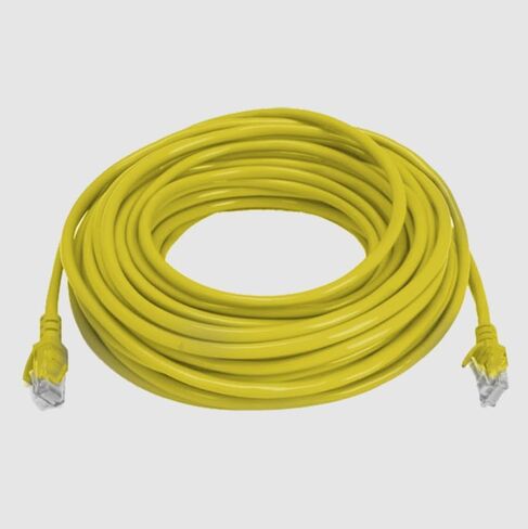 LTAC2042-50 قدمًا كابل تصحيح Ethernet الصفراء مع موصلات RJ45 وكابل شبكة 350 ميجا هرتز للبيانات والصوت والفيديو in Kuwait