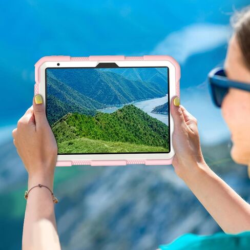 حالة Menzo لـ iPad A16 11th 11 بوصة 2025 ، iPad 10th Gen 2022 10.9 بوصة ، 360 درجة ، حامل قلم رصاص مدمج ، حزام مريح اليد والكتف ، مقاوم للصدمات متين ، أسود in Kuwait