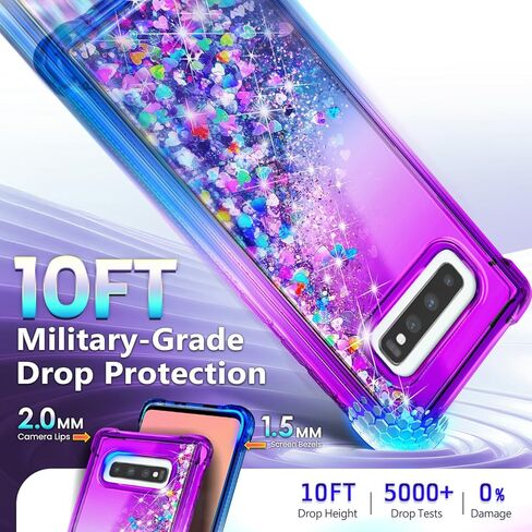 NGB مصمم لـ Samsung Galaxy Note 20 Ultra Case ، Crystal GEM | بريق سائل بريق غطاء لطيف | مع حامي الشاشة وحامل الخاتم وحزام المعصم لانيارد للنساء الفتيات الأطفال in Kuwait