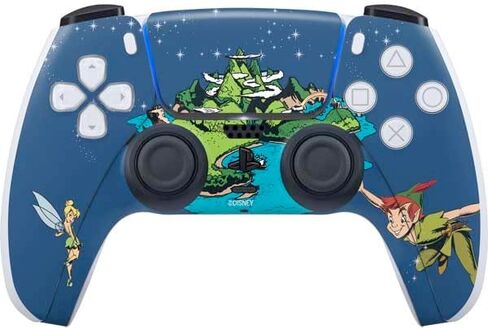 Skinit Decal Gaming Skin Compatible with PS5 Controller - Officially Licensed Disney Peter Pan and Tinker Bell in Neverland Design in Saudi Arabia