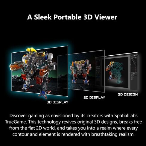 Acer Predator SpatialLabs View 27 PSV27-2 27" Ultra HD Stereoscopic 3D Gaming Display | Eye Tracking | Real-Time Rendering | AI Technologies I AMD FreeSync Premium (G-SYNC Compatible) | 160Hz in Saudi Arabia