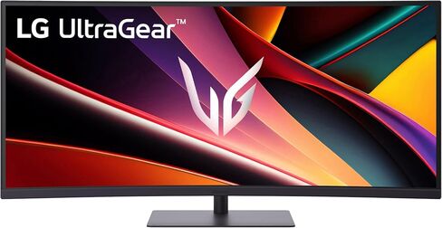 LG 34G630A-B 34 بوصة Ultragear WQHD (3440 × 1440) شاشة ألعاب منحنية ، 240 هرتز ، 1 مللي ثانية ، FreeSync Premium ، DisplayHDR 400 ، مكبر صوت مدمج ، HDMI ، DisplayPort ، USB Type-C ، Tilt/Height Stand ، Black. in Kuwait
